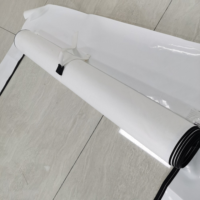 shrink wrap access door