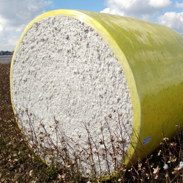 Yellow And Green Color Cotton Bale Wrap film Suitable for John Deere Cotton Picker