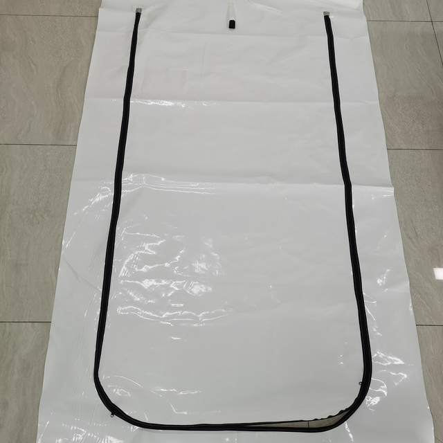 shrink wrap access door