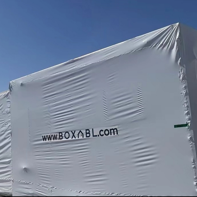 Reinforced Heat Shrink wrap packaging for modular house prefabricated home