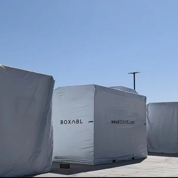 Reinforced Heat Shrink wrap packaging for modular house prefabricated home