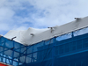 Heavy-Duty UV Stabilized Heat Shrink Wrap for Construction Scaffolding & Building Containment