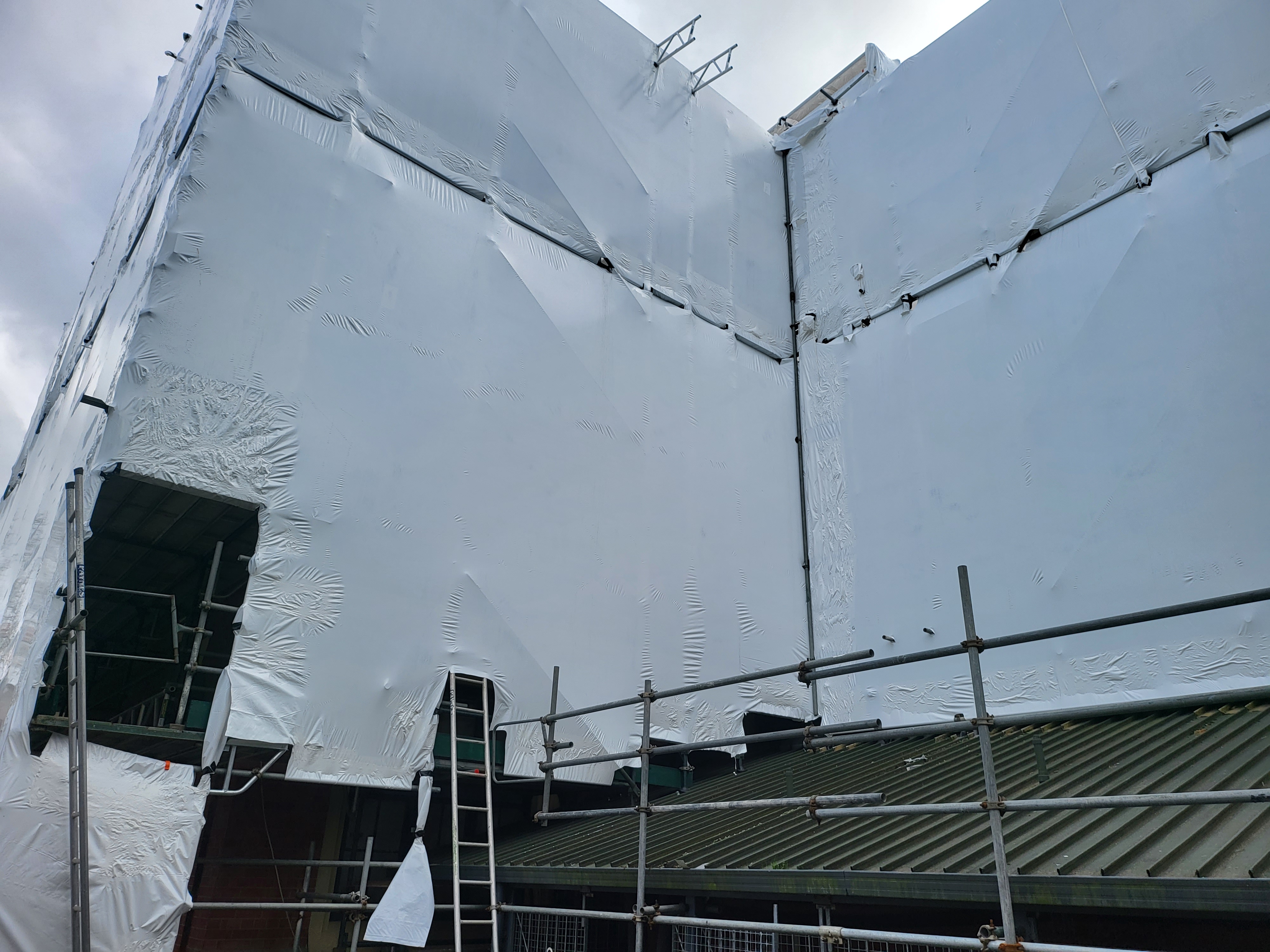 flame retardant shrink wrap for scaffolding